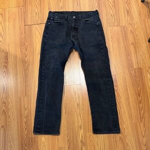 Levi's Men's Straight Black Jeans
